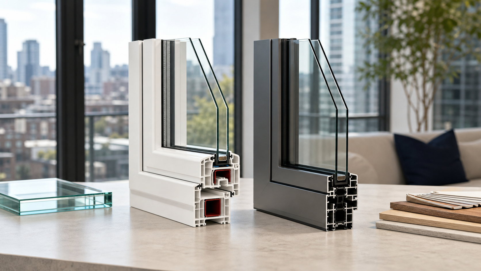 Aluminum vs uPVC Windows for Modern Homes